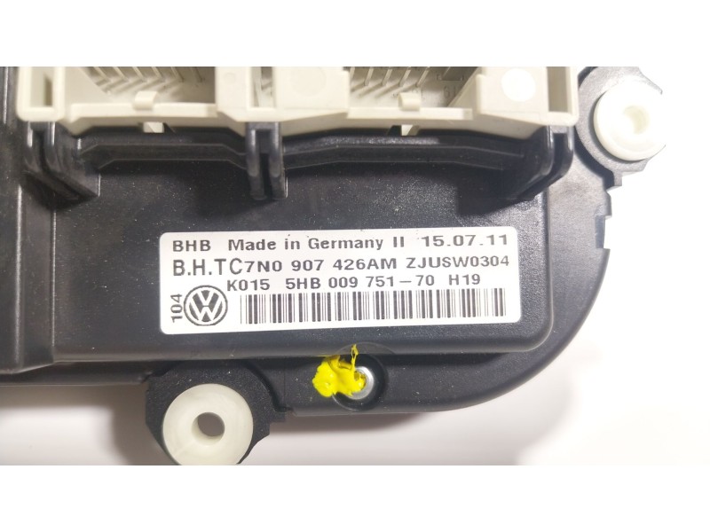 Recambio de mando climatizador para volkswagen golf vi (5k1) 1.6 tdi referencia OEM IAM 7N0907426AM 5HB009751 