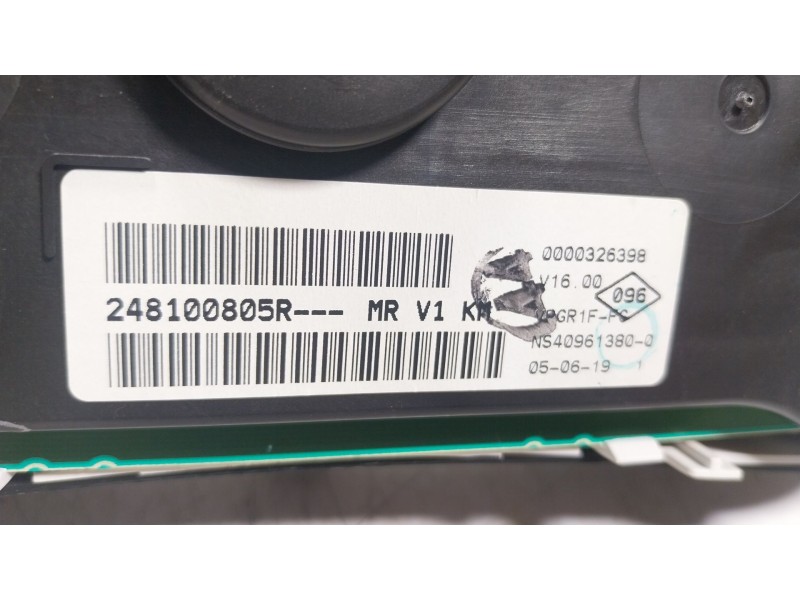 Recambio de cuadro instrumentos para dacia dokker furgoneta/monovolumen 1.6 referencia OEM IAM  248100805R 