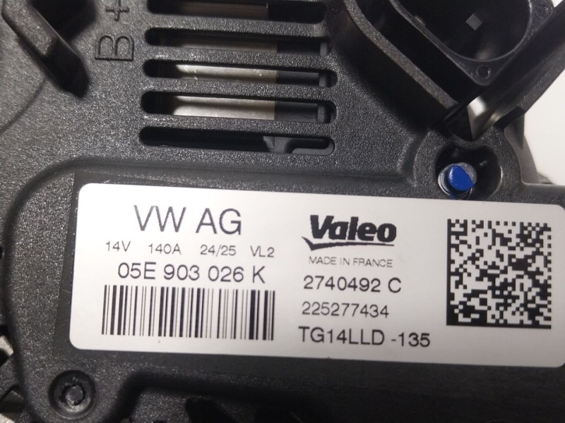 Recambio de alternador para seat ibiza v (kj1, kjg) 1.0 tsi referencia OEM IAM   05E903026K