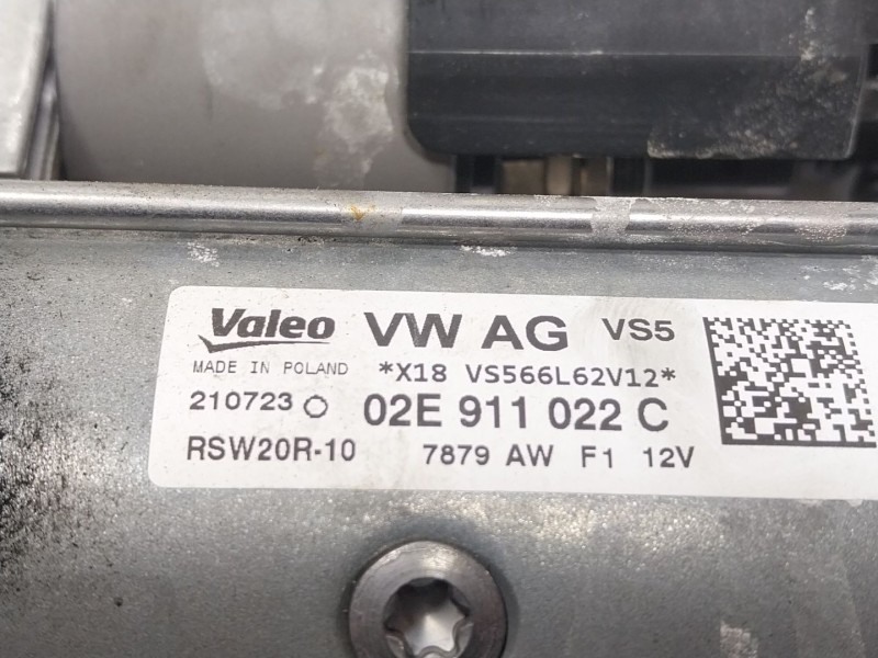 Recambio de motor arranque para volkswagen tiguan (ad1, ax1) 2.0 tdi referencia OEM IAM  02E911022C 