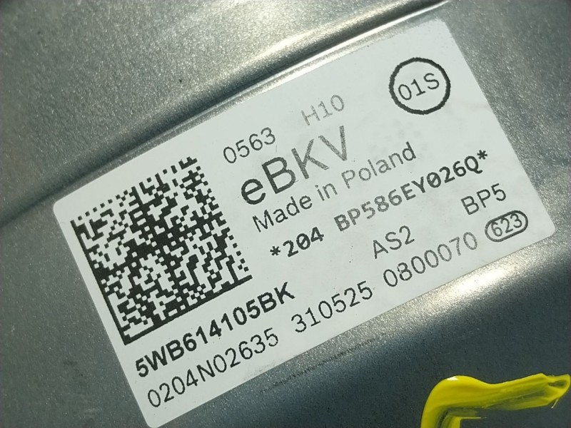 Recambio de servofreno para cupra sportstourer (kl8, ku8, kud) 1.5 tsi phev referencia OEM IAM 5WB614105BK 5WB614105BK 