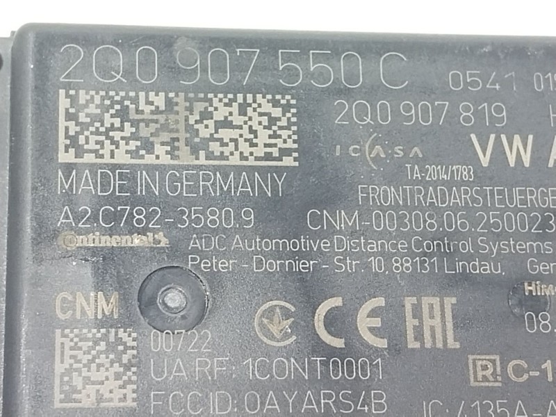 Recambio de modulo electronico para seat ibiza v (kj1, kjg) 1.0 tsi referencia OEM IAM  2Q0907550C 