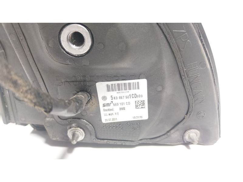 Recambio de espejo izquierdo para volkswagen golf vi (5k1) 1.6 tdi referencia OEM IAM 5K0857507AD  