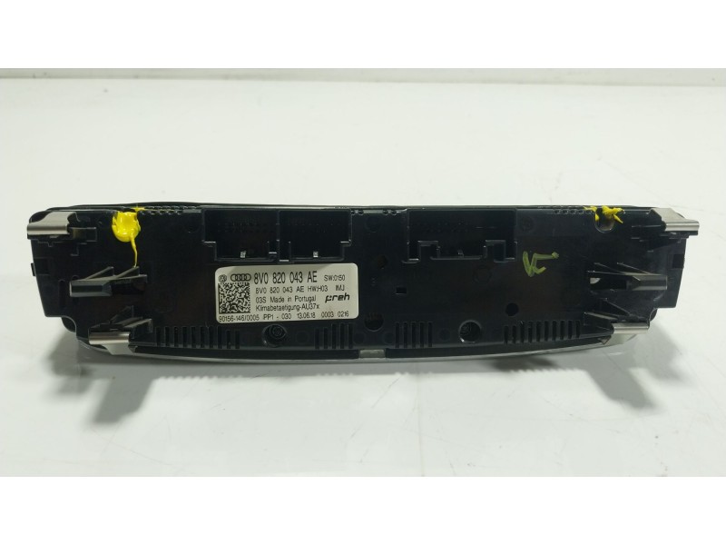 Recambio de mando climatizador para audi a3 sportback (8va, 8vf) 35 tfsi referencia OEM IAM 8V0820043AE 8V0820043AE 