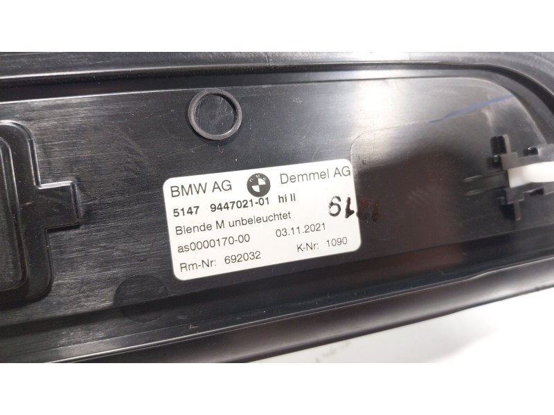 Recambio de moldura para bmw 5 (g30, f90) 530 i mild-hybrid xdrive referencia OEM IAM 51479447021 5147944702201 