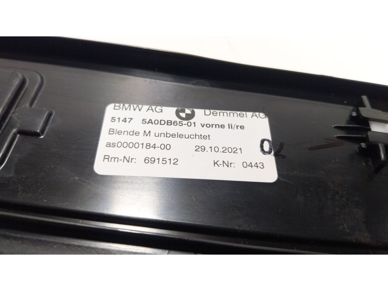 Recambio de moldura para bmw 5 (g30, f90) 530 i mild-hybrid xdrive referencia OEM IAM 51475A0DB65 51475A0DB6501 