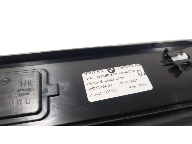 Recambio de moldura para bmw 5 (g30, f90) 530 i mild-hybrid xdrive referencia OEM IAM 51475A0DB65 51475A0DB6501 