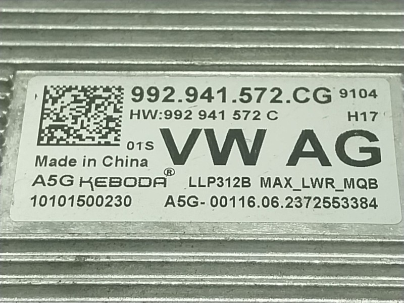 Recambio de centralita faros xenon para volkswagen tiguan (ad1, ax1) 2.0 tdi referencia OEM IAM 992941572CG 992941572CG 