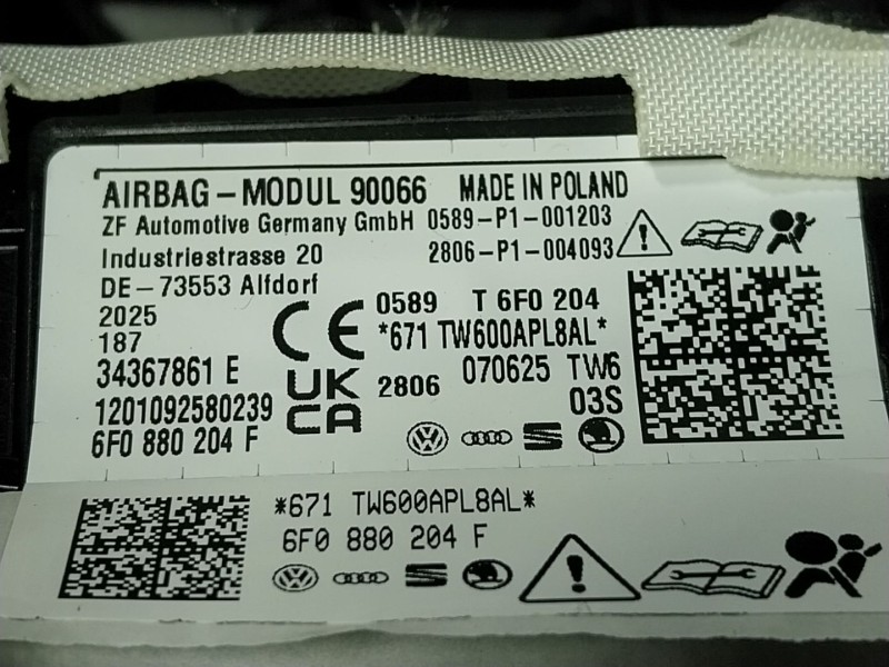 Recambio de salpicadero para seat arona (kj7, kjp) 1.0 tgi referencia OEM IAM   