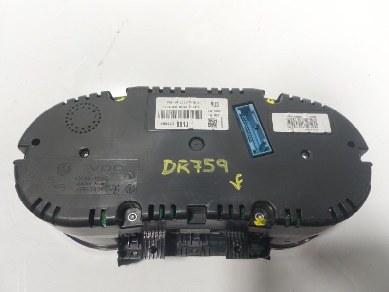 Recambio de cuadro instrumentos para volkswagen polo v (6r1, 6c1) 1.6 tdi referencia OEM IAM 6R0920861J 6R0920861J 