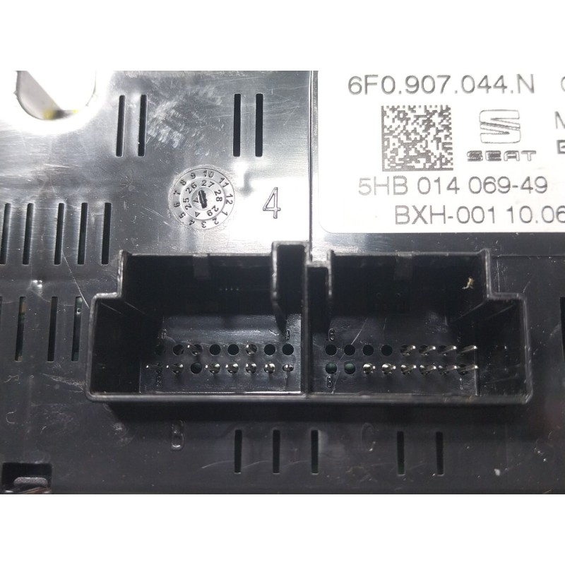 Recambio de mando climatizador para seat ibiza v (kj1, kjg) 1.0 tsi referencia OEM IAM   6F0907044N
