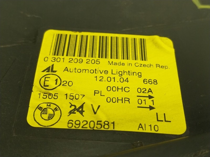 Recambio de faro izquierdo para bmw 3 coupé (e46) 320 cd referencia OEM IAM  692058110 0301209205