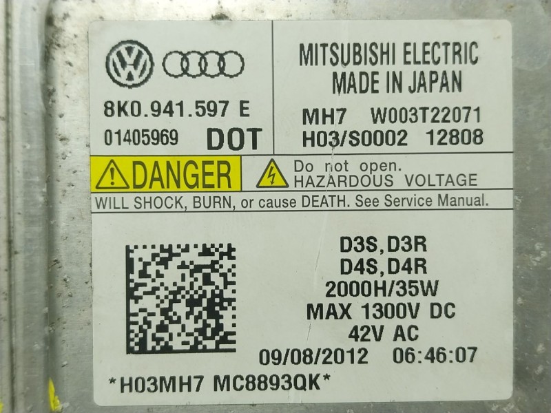 Recambio de modulo electronico para volkswagen polo v (6r1, 6c1) 1.6 tdi referencia OEM IAM 8K0941597E 8K0941597E 