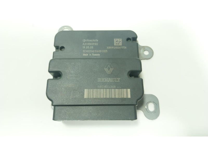 Recambio de centralita airbag para dacia dokker furgoneta/monovolumen 1.6 referencia OEM IAM  985100336R 
