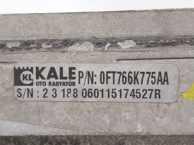 Recambio de intercooler para ford transit courier b460 furgoneta/monovolumen 1.0 ecoboost referencia OEM IAM  0FT766K775AA 