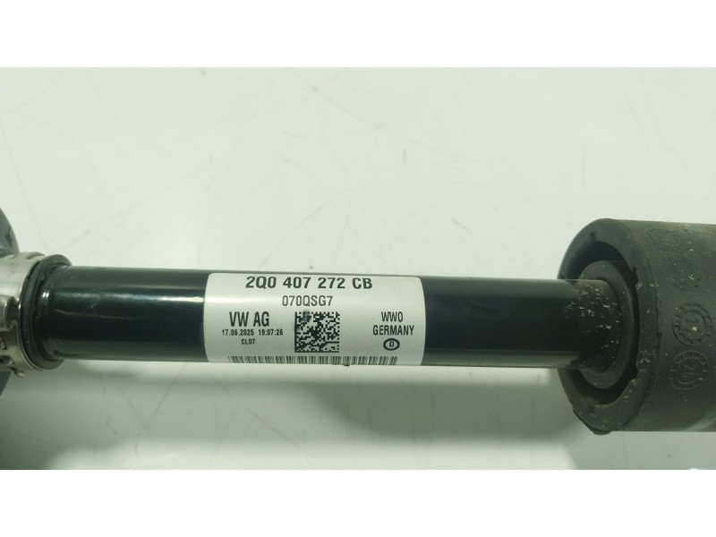 Recambio de transmision derecha para seat arona (kj7, kjp) 1.0 tgi referencia OEM IAM 2Q0407272CB 2Q0407272CB 