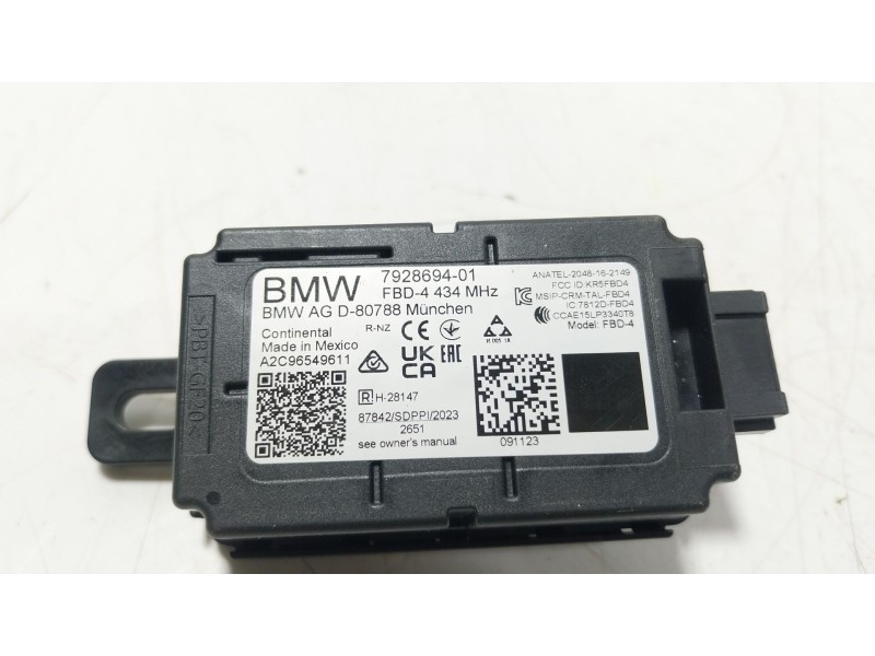 Recambio de modulo electronico para bmw x5 (g05, f95) xdrive 40 d mild-hybrid referencia OEM IAM 61357928662 792869401 