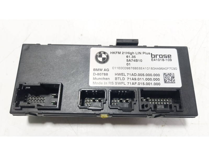 Recambio de modulo electronico para bmw x5 (g05, f95) xdrive 40 d mild-hybrid referencia OEM IAM 61355A74B10 61355A74B10 