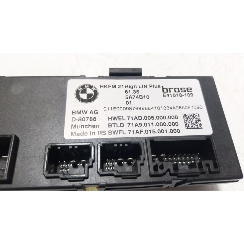 Recambio de modulo electronico para bmw x5 (g05, f95) xdrive 40 d mild-hybrid referencia OEM IAM 61355A74B10 61355A74B10 