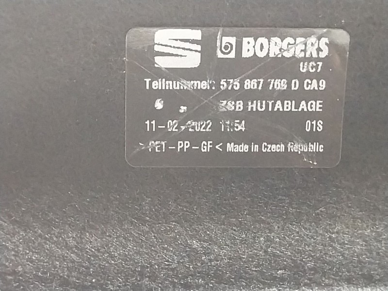 Recambio de bandeja trasera para seat ateca (kh7, khp) 1.5 tsi referencia OEM IAM 575867769D 575867765D 