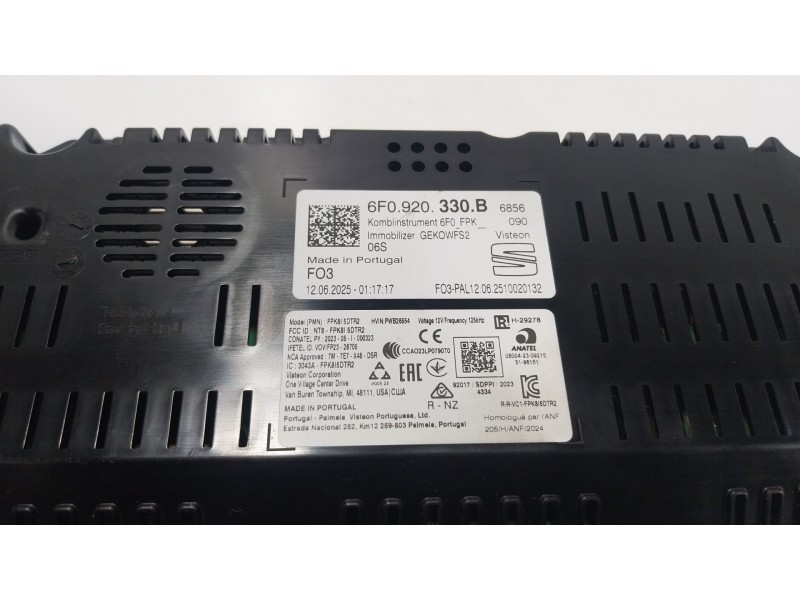 Recambio de cuadro instrumentos para seat arona (kj7, kjp) 1.0 tgi referencia OEM IAM 6F0920330B 6F0920330B 