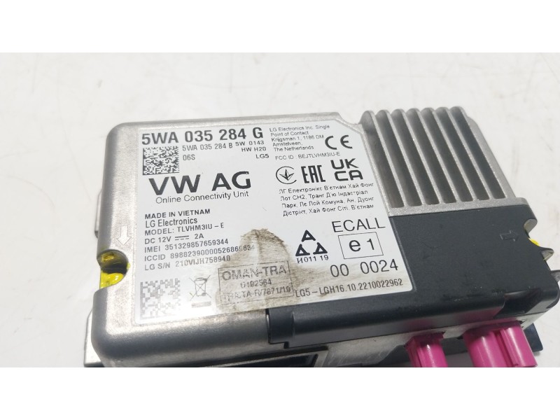 Recambio de modulo electronico para seat ateca (kh7, khp) 1.5 tsi referencia OEM IAM 5WA035284G 5WA035284G 
