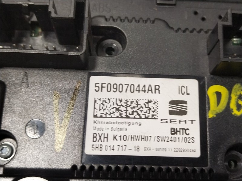 Recambio de mando climatizador para seat ateca (kh7, khp) 1.5 tsi referencia OEM IAM 5F0907044AR 5F0907044AR 