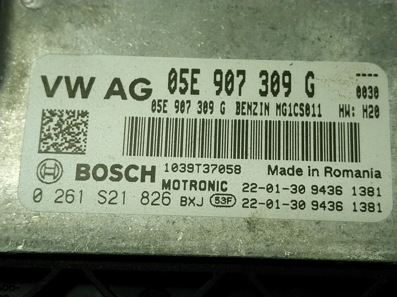 Recambio de centralita motor uce para seat leon sportstourer (kl8) fr referencia OEM IAM  05E907309G 