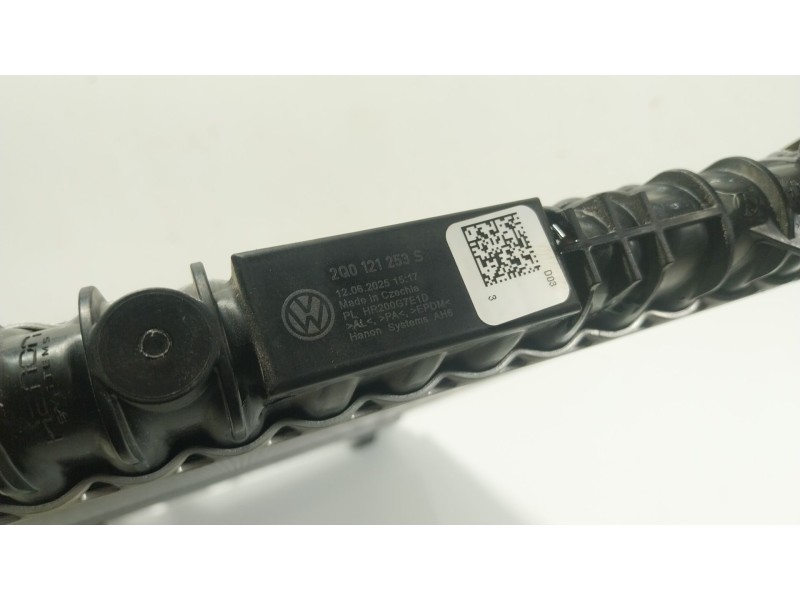 Recambio de radiador agua para seat arona (kj7, kjp) 1.0 tgi referencia OEM IAM 2Q0121253S 2Q0121253S 