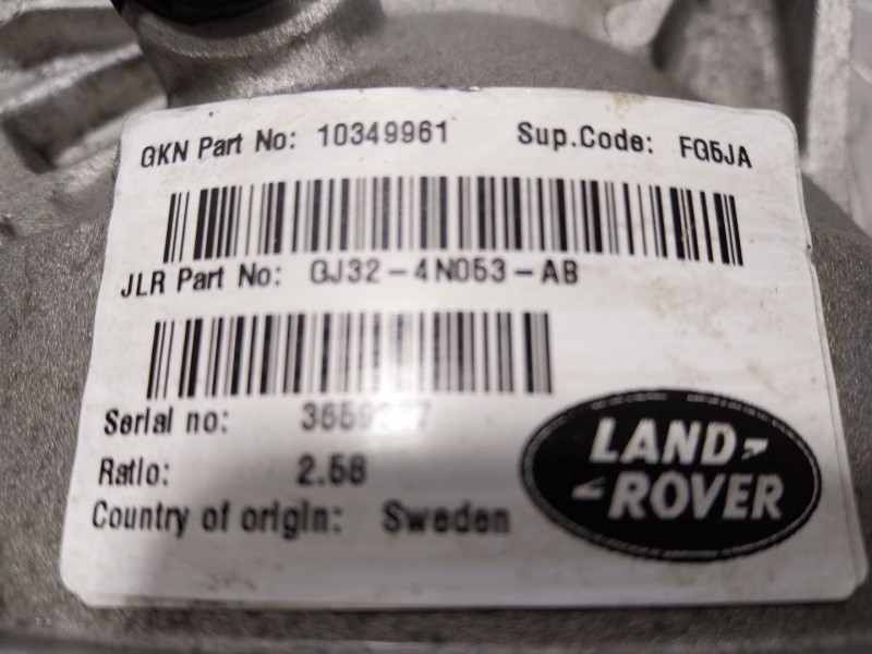 Recambio de diferencial trasero para land rover range rover evoque (l538) 2.0 d 4x4 referencia OEM IAM   