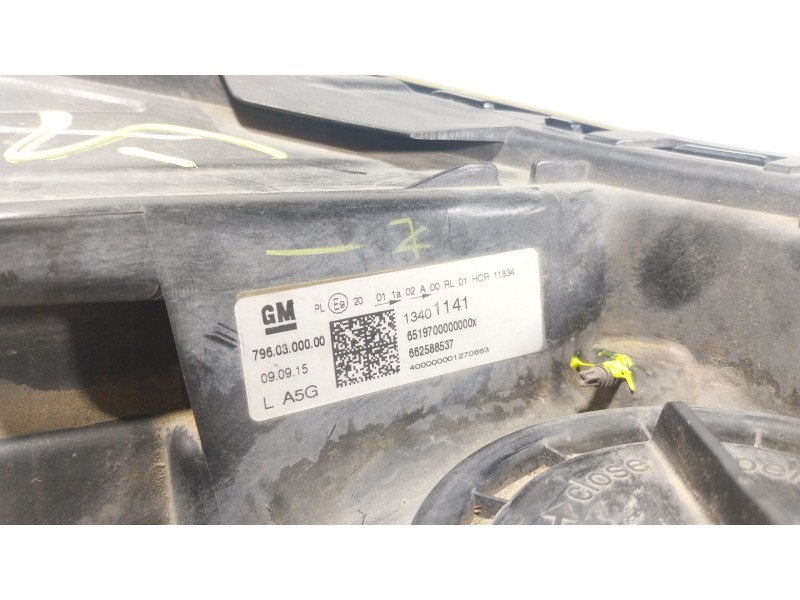Recambio de faro izquierdo para opel astra k (b16) 1.6 cdti (68) referencia OEM IAM 39081892 13401141 