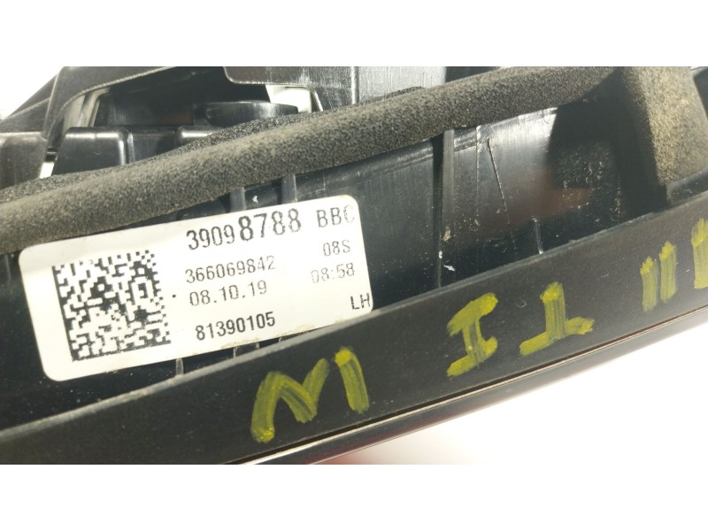 Recambio de piloto trasero izquierdo interior para opel astra k (b16) 1.2 turbo (68) referencia OEM IAM  39098788 