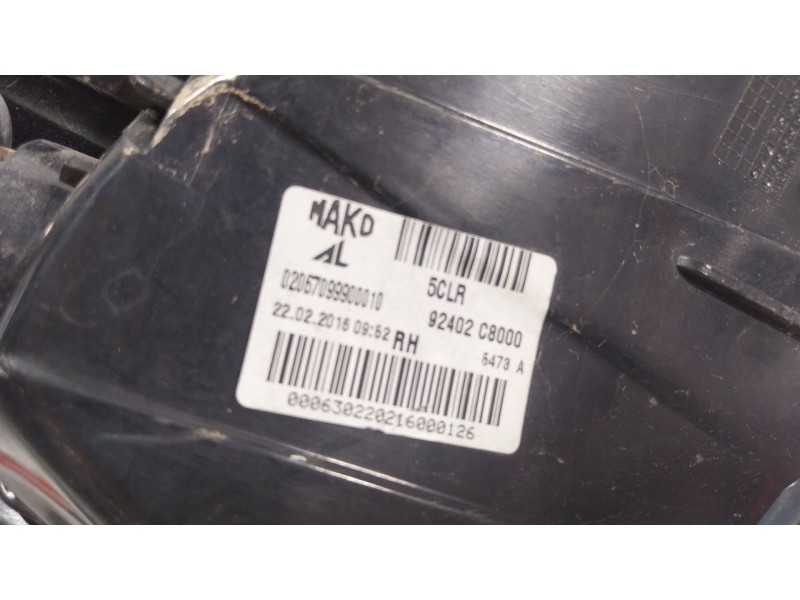 Recambio de piloto trasero derecho para hyundai i20 ii (gb, ib) 1.2 referencia OEM IAM  92402C8000 