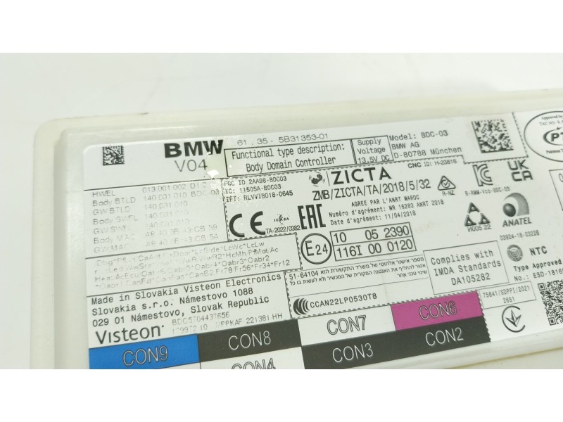 Recambio de caja reles / fusibles para bmw 2 gran coupe (f44) 216 d referencia OEM IAM  61355B31353 