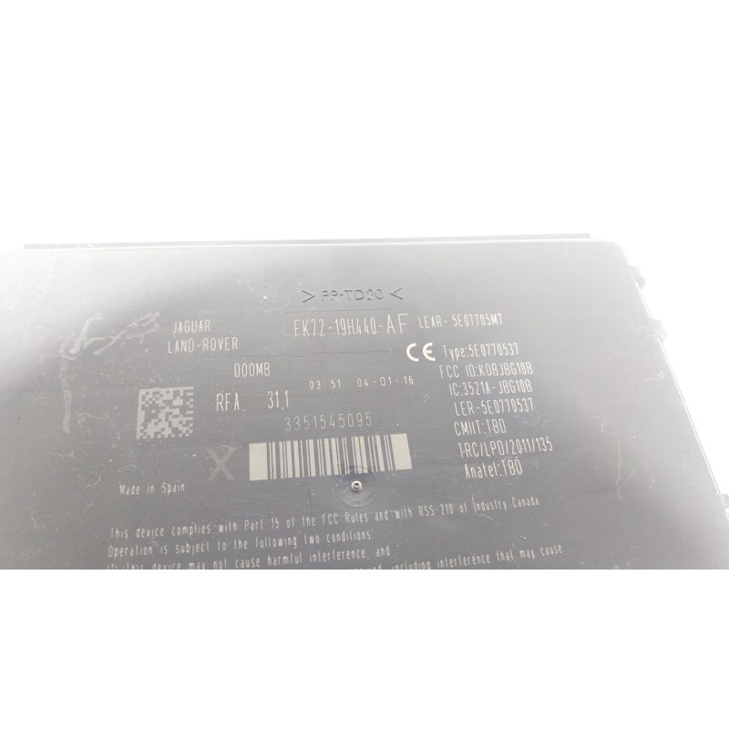 Recambio de modulo electronico para land rover range rover evoque (l538) 2.0 d 4x4 referencia OEM IAM  FK7219H440AF 