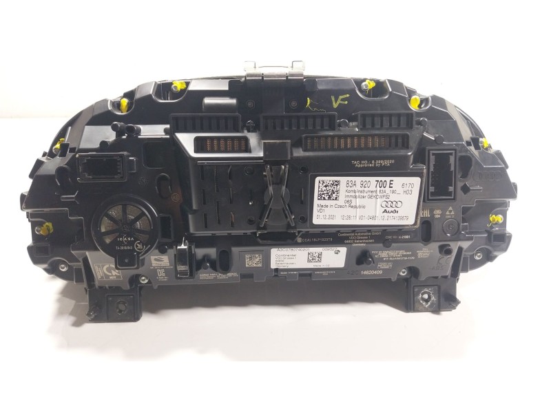 Recambio de cuadro instrumentos para audi q3 sportback (f3n) 35 tdi referencia OEM IAM 83A920700E 83A920700E 