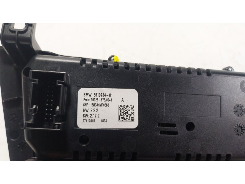 Recambio de mando climatizador para bmw x5 (f15, f85) xdrive 40 d referencia OEM IAM  681973401 