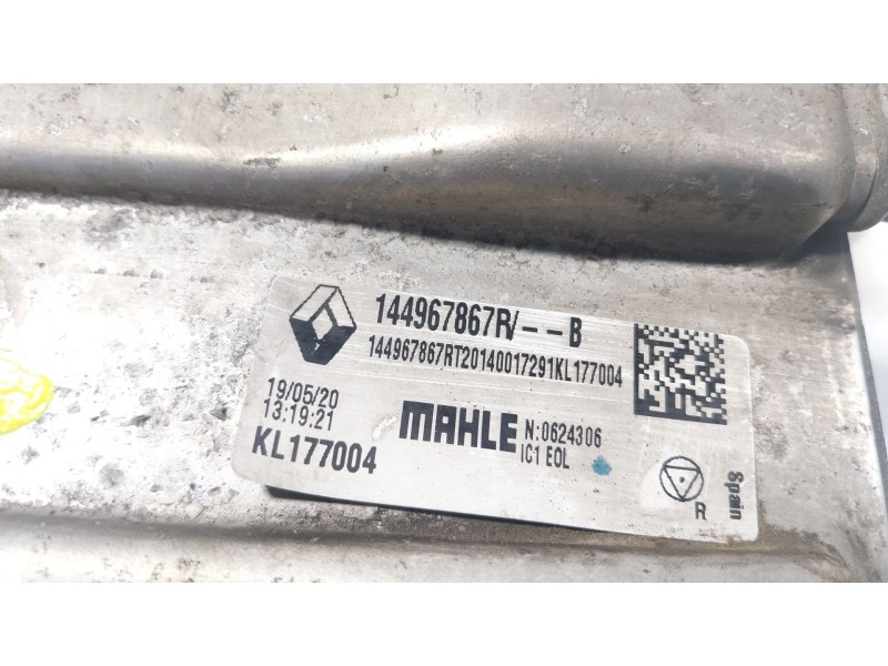 Recambio de intercooler para dacia lodgy (js_) 1.5 blue dci 115 (jsjt) referencia OEM IAM  144967867R 