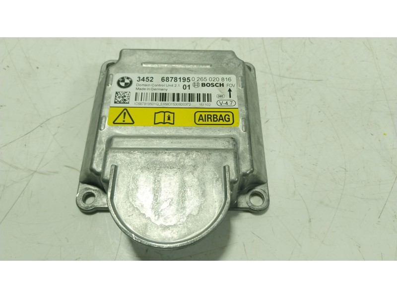 Recambio de centralita airbag para bmw x5 (f15, f85) xdrive 40 d referencia OEM IAM  34526878195 