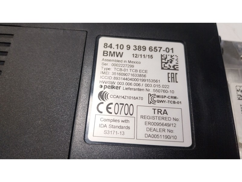 Recambio de modulo electronico para bmw x5 (f15, f85) xdrive 40 d referencia OEM IAM  8410938965701 