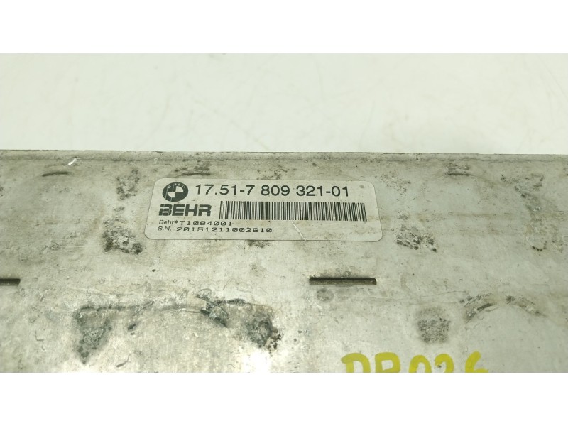 Recambio de intercooler para bmw x5 (f15, f85) xdrive 40 d referencia OEM IAM  780932101 