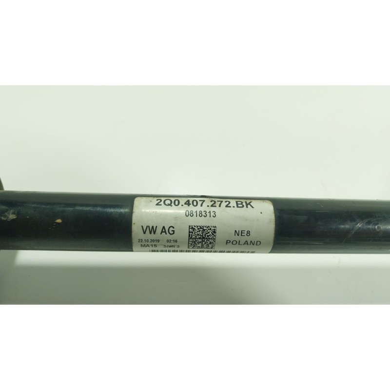 Recambio de transmision derecha para volkswagen polo vi (aw1, bz1, ae1) 1.0 tsi referencia OEM IAM 2Q0407272N 2Q0407272BK 