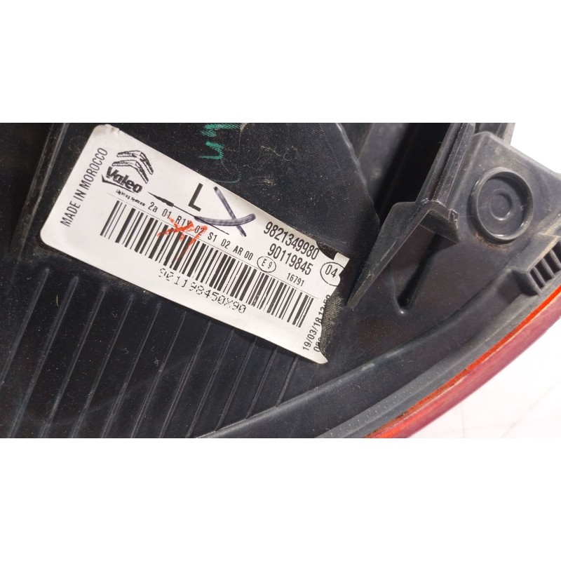 Recambio de piloto trasero izquierdo para citroën c4 cactus 1.6 bluehdi 100 referencia OEM IAM 9821349980 9821349980 