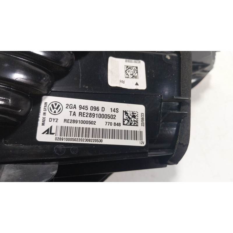 Recambio de piloto trasero derecho para volkswagen t-roc (a11, d11) 2.0 tdi scr referencia OEM IAM  2GA945096D 