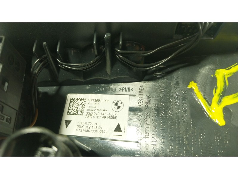 Recambio de piloto trasero izquierdo interior para bmw 3 (f30, f80) 316 d referencia OEM IAM  H7736911906 