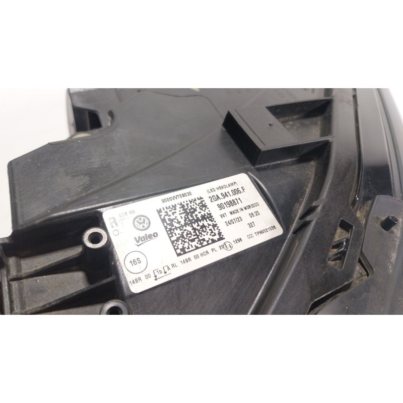 Recambio de faro derecho para volkswagen t-roc (a11, d11) 2.0 tdi scr referencia OEM IAM  2GA941006F 