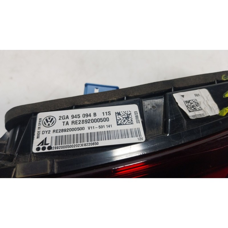 Recambio de piloto trasero derecho interior para volkswagen t-roc (a11, d11) 2.0 tdi scr referencia OEM IAM  2GA945094B 