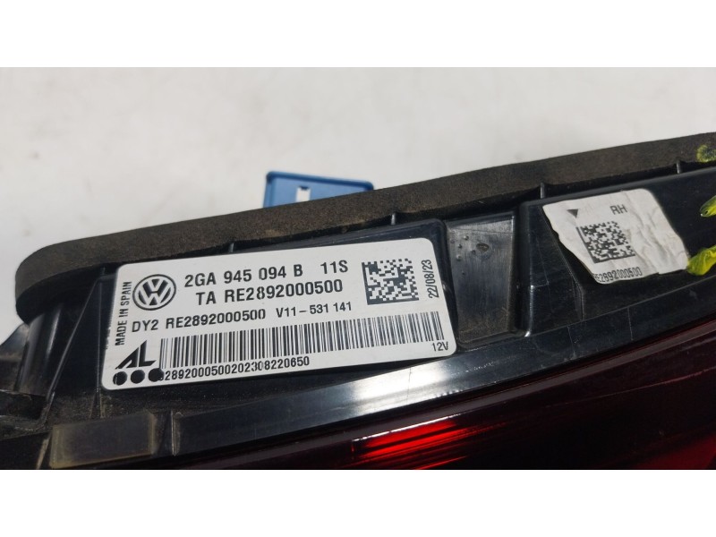 Recambio de piloto trasero derecho interior para volkswagen t-roc (a11, d11) 2.0 tdi scr referencia OEM IAM  2GA945094B 