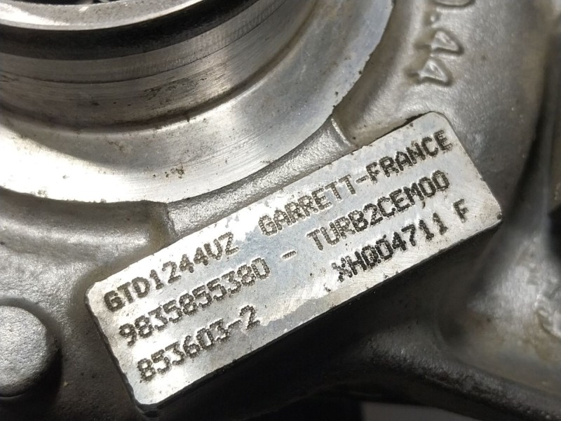 Recambio de turbocompresor para peugeot expert furgoneta (v_) 1.5 bluehdi 100 referencia OEM IAM   9835855380