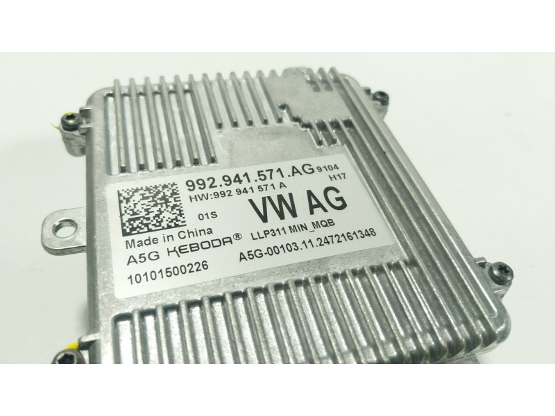 Recambio de centralita faros xenon para seat arona (kj7, kjp) 1.0 tsi referencia OEM IAM 992941571AG 992941571AG 